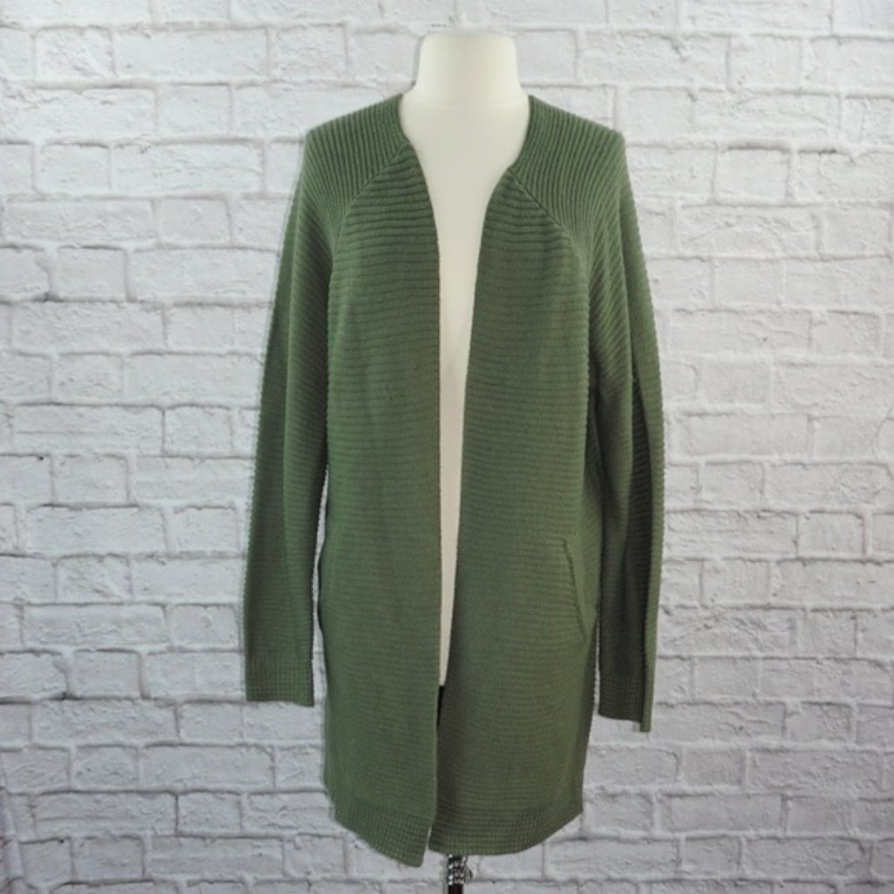 Kendall + Kylie Green Long Cardigan